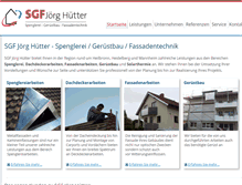 Tablet Screenshot of joerg-huetter-sgf.de